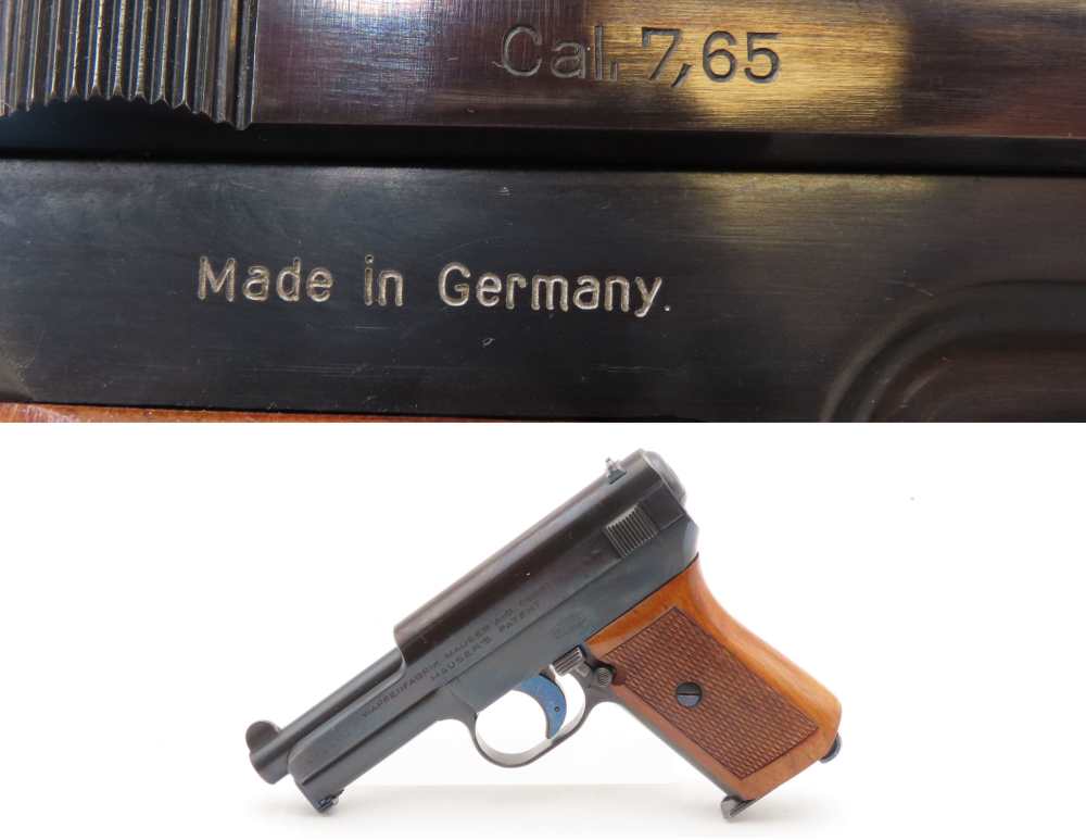 Weimar Era GERMAN Mauser Model 1914 7.65mm Semi-Automatic C&R Pocket Pistol-img-0