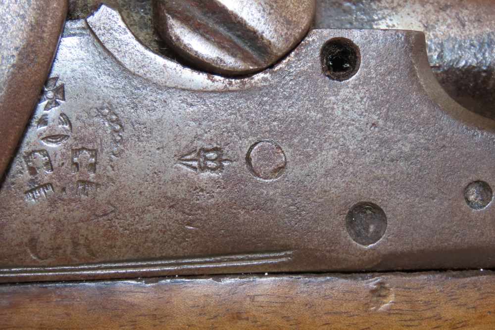 TOWER Antique Percussion BLUNDERBUSS CONVERSION British Musket ROYAL CIPHER-img-6