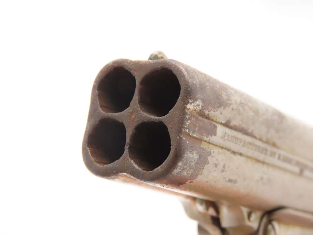 Civil War Era REMINGTON-ELLIOT Antique RING TRIGGER .32 RF PEPPERBOX Pistol-img-6