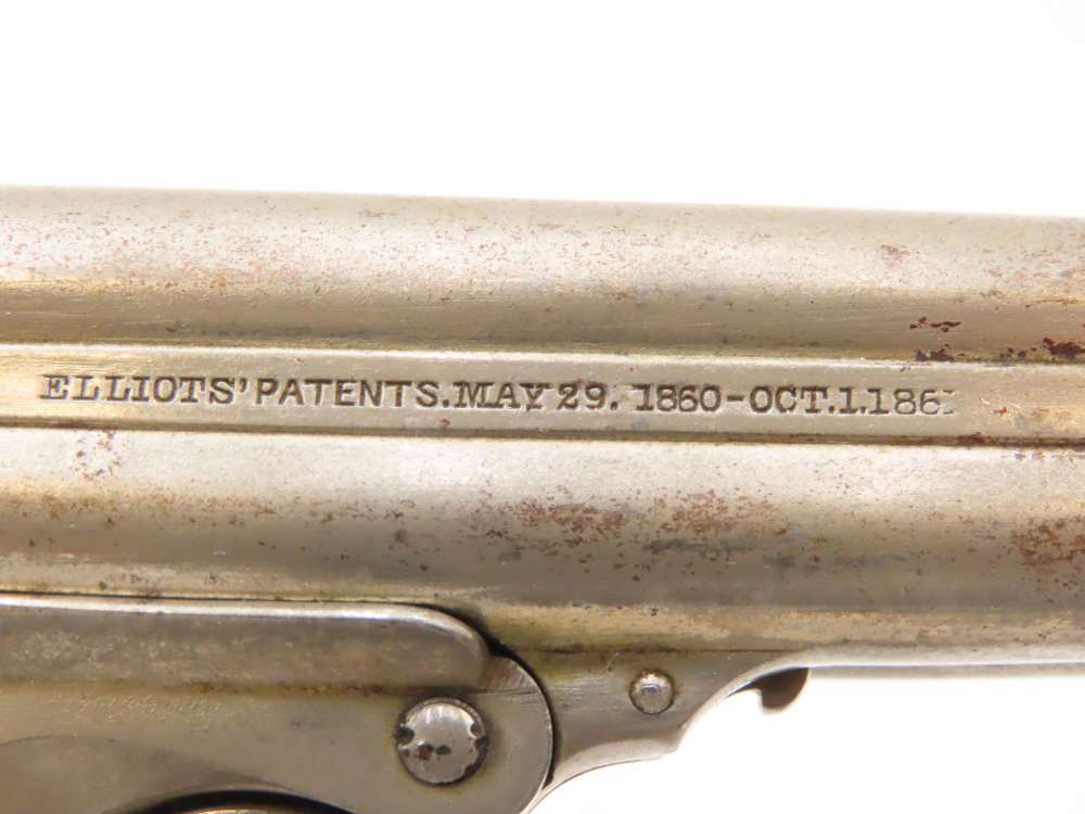 Civil War Era REMINGTON-ELLIOT Antique RING TRIGGER .32 RF PEPPERBOX Pistol-img-13