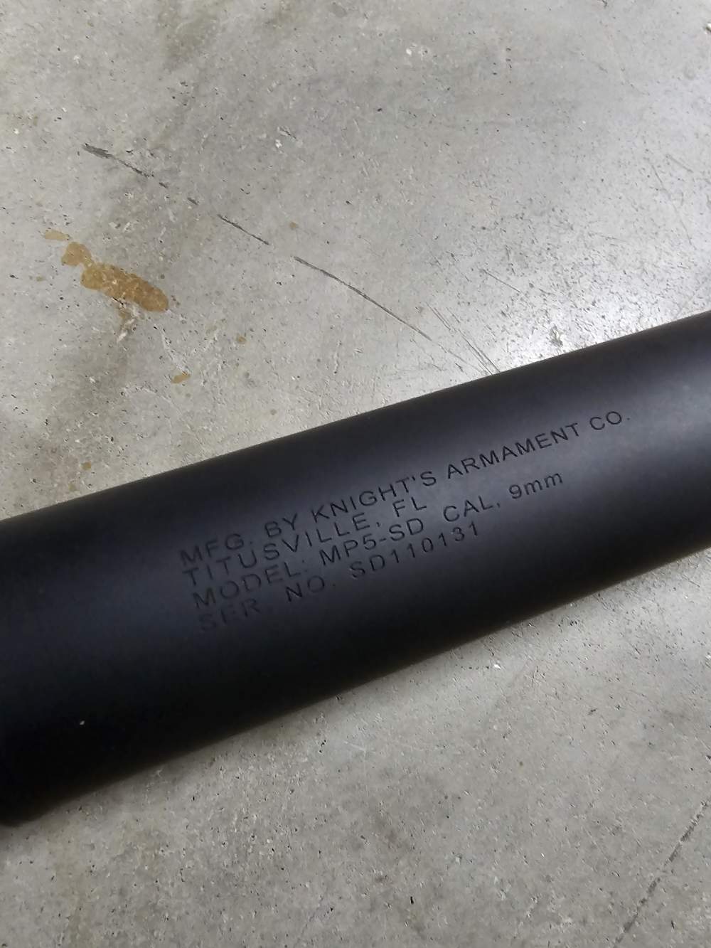 RARE KAC MP5SD Suppressor — Part #94121 — New in Box-img-5