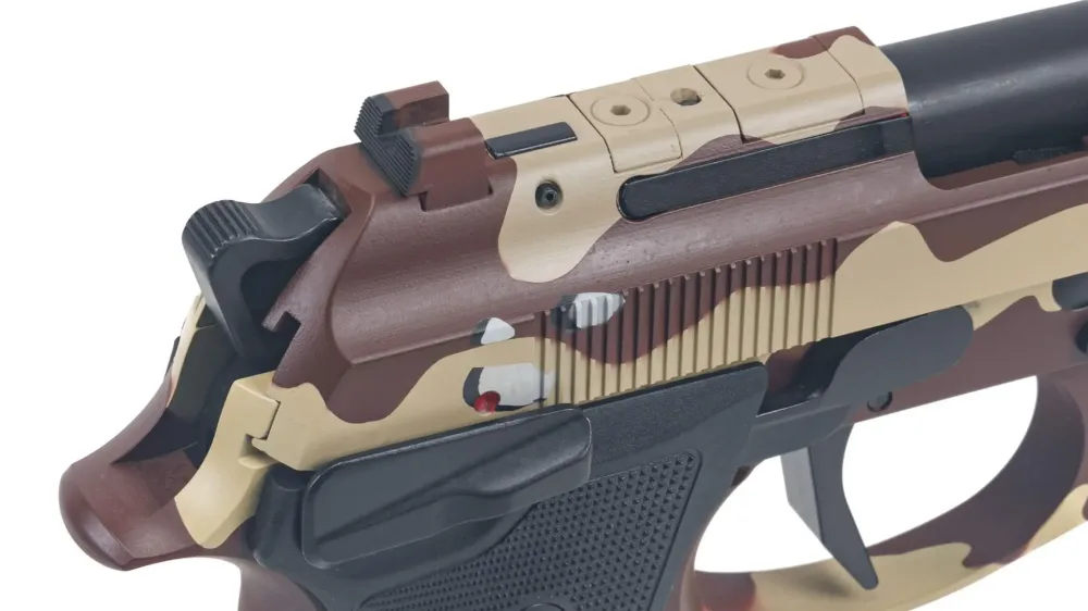 Beretta 92XI SAO Optic Ready 9mm Pistol - Chocolate Chip Camo-img-5