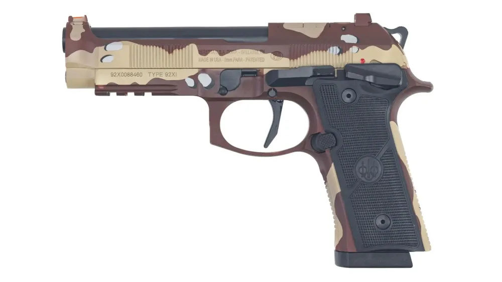 Beretta 92XI SAO Optic Ready 9mm Pistol - Chocolate Chip Camo-img-0