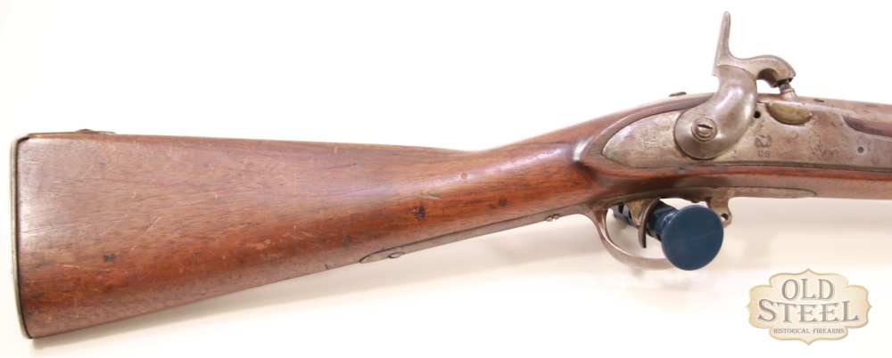 Springfield 1816 Musket 69 Cal Cap And Ball Conversion MFG 1826 ANTIQUE-img-3
