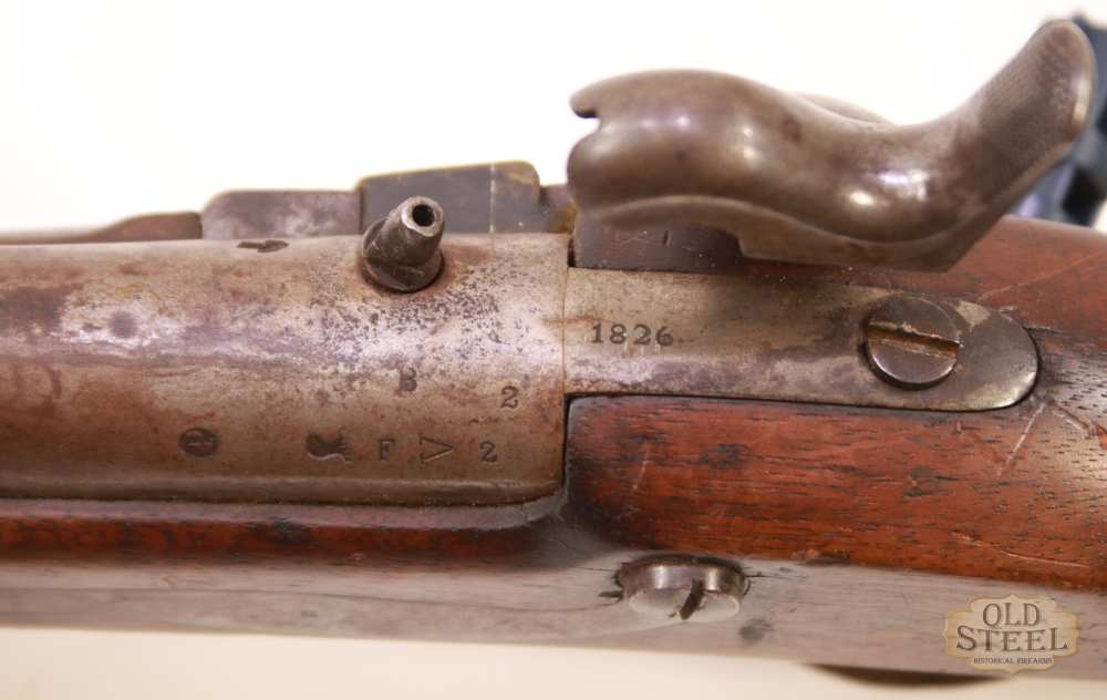 Springfield 1816 Musket 69 Cal Cap And Ball Conversion MFG 1826 ANTIQUE-img-13