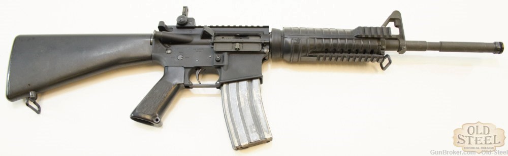 Retro Style AR-15 Build 5.56 New Steel Tactical W/ Fab Defense Handguard-img-0