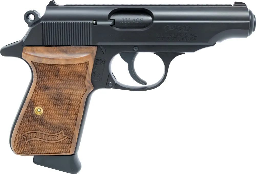WALTHER PP WALNUT 380 AUTO 3.90" 7-RD SEMI-AUTO PISTOL-img-1