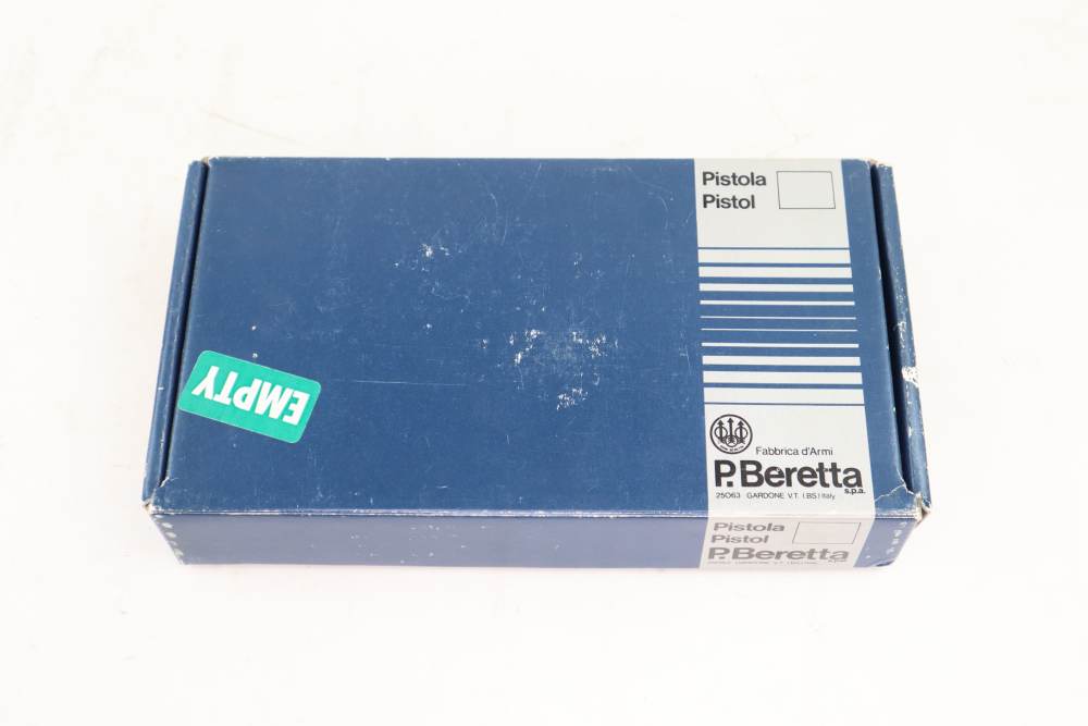 Rare Very Nice Beretta 84 .380 ACP Semi Auto Pistol W/ Box Italy 3.8" BBL -img-1