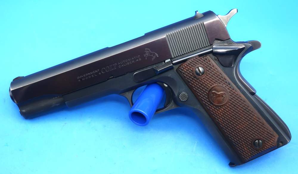 Colt Government Model Pre-70 Series BB Serial w/Collett Bushing 1970 C&R-img-0