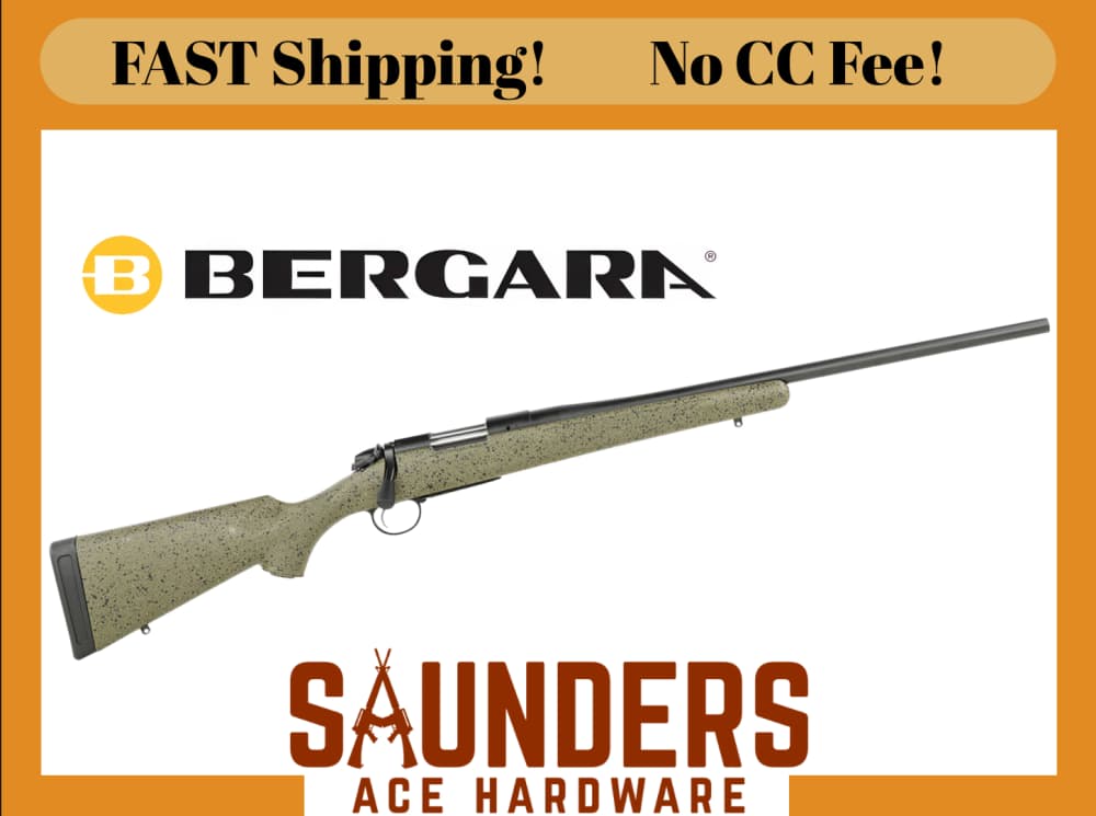 BERGARA B-14 HUNTER Hunting Rifle Soft Touch Stock Speckled Green .243 Win-img-0