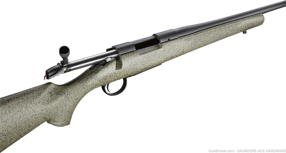 BERGARA B-14 HUNTER Hunting Rifle Soft Touch Stock Speckled Green .243 Win-img-4