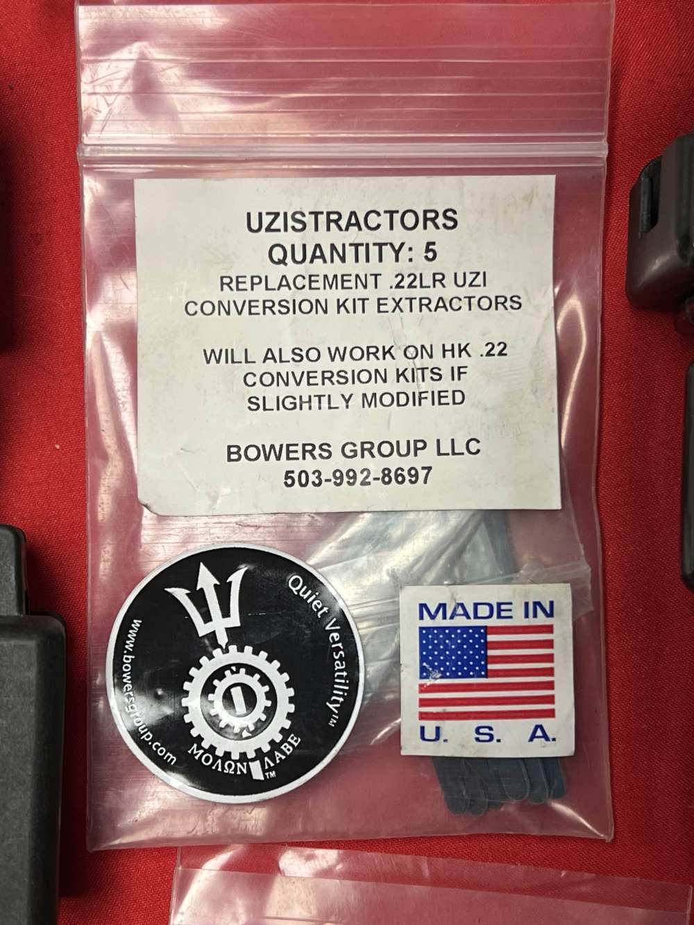 Group Industries HR4332 UZI 9mm 40 S&W 45 ACP 22 LR Kit Bowers VERS-9S-img-50