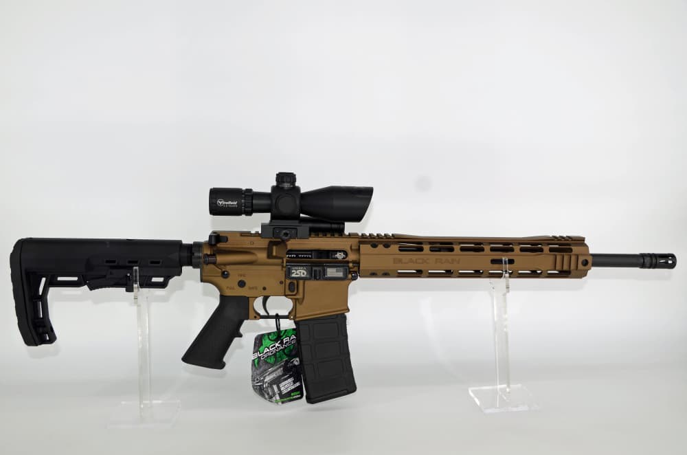 Black Rain Ordnance Spec 15 Rifle 5.56 Burnt Bronze w/ Firefield Scope-img-0