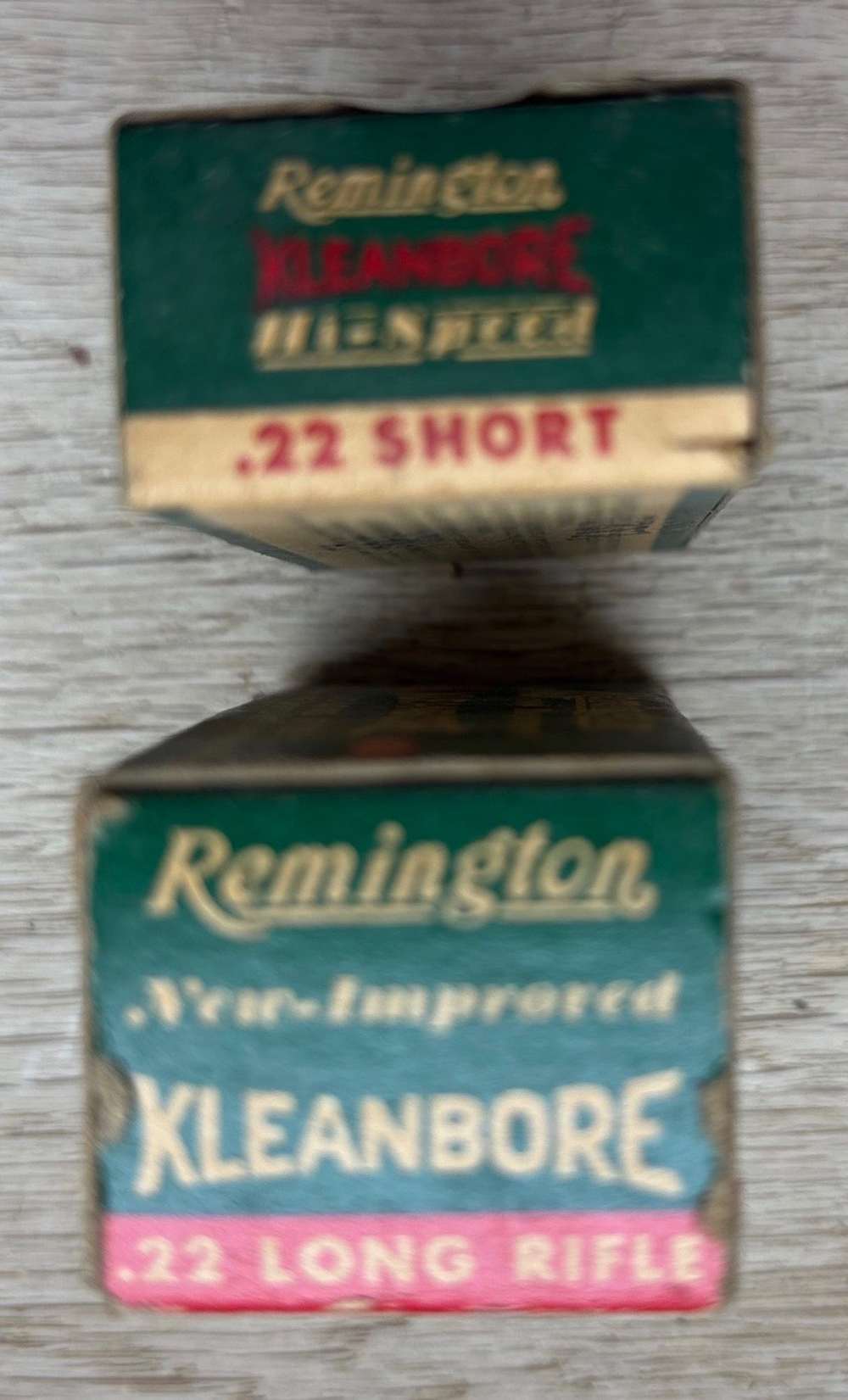 Remington Kleanbore 22LR -22 Short empty boxes-img-4