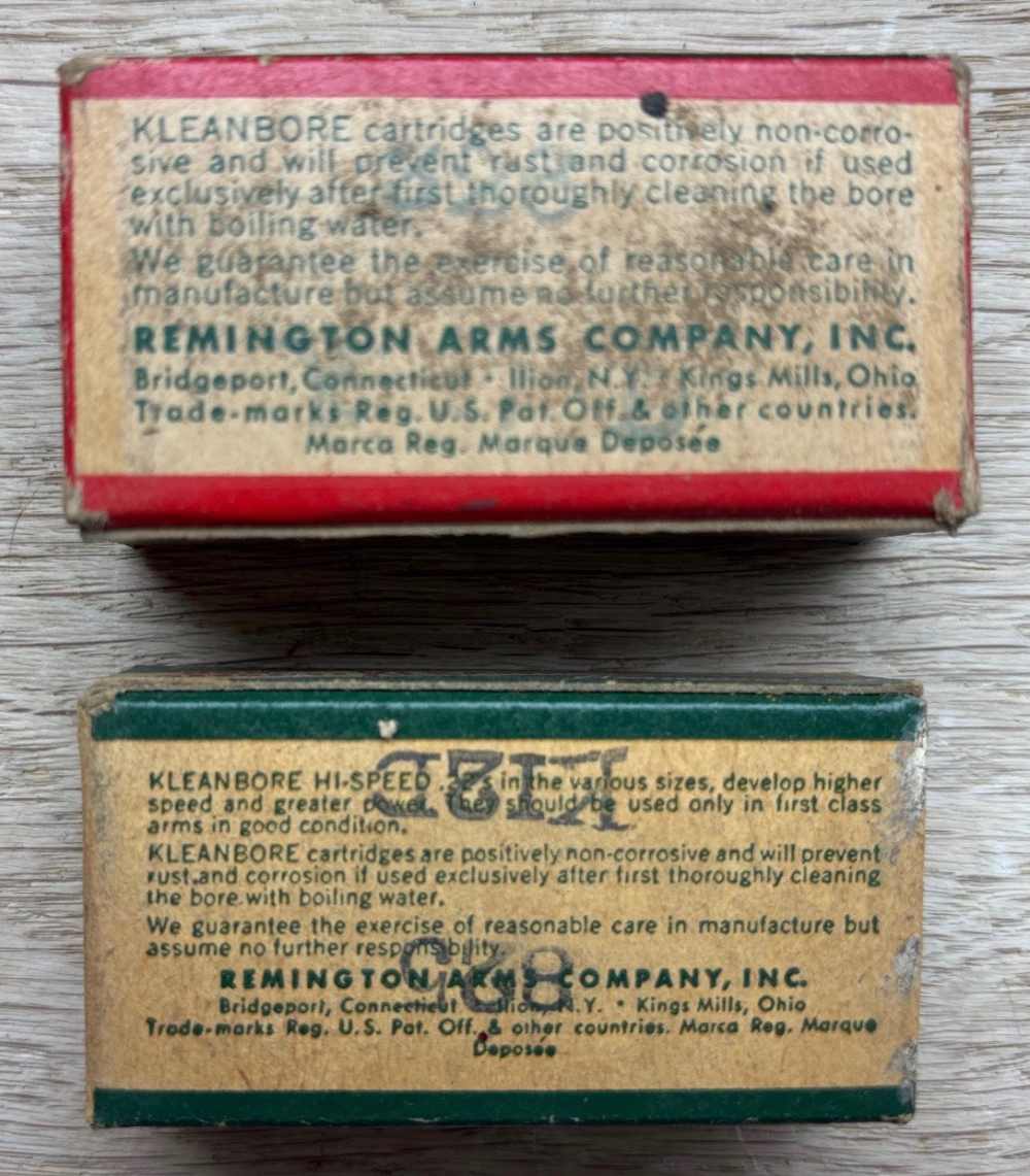 Remington Kleanbore 22LR -22 Short empty boxes-img-2