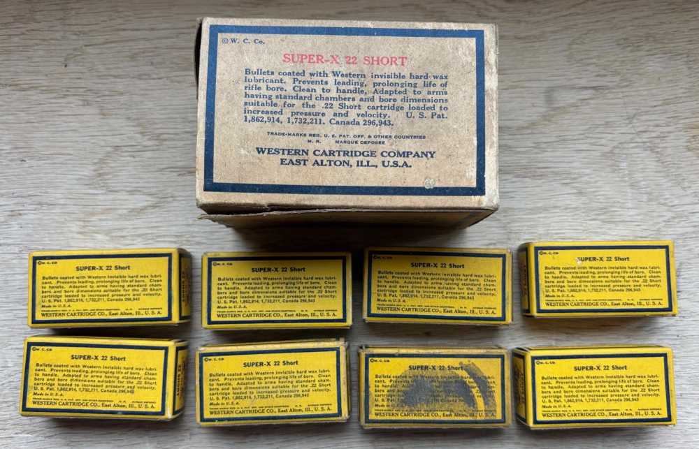 8 Western Super-X 22 Short empty boxes with 500 case box-img-2
