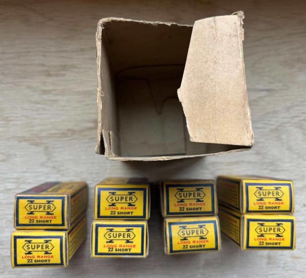 8 Western Super-X 22 Short empty boxes with 500 case box-img-5