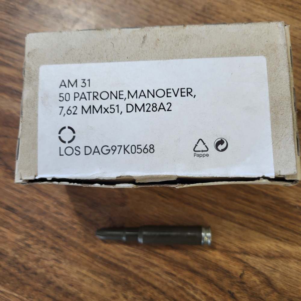 German DAG 50 Round 7.62x51 NATO Plastic Training Blank DM28A2-img-0