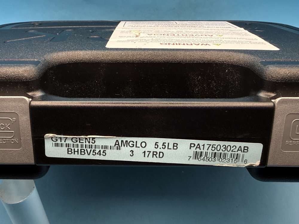 Glock 17 Gen 5 9mm Police Trade-in G17 Ameriglo Night Sights-img-2