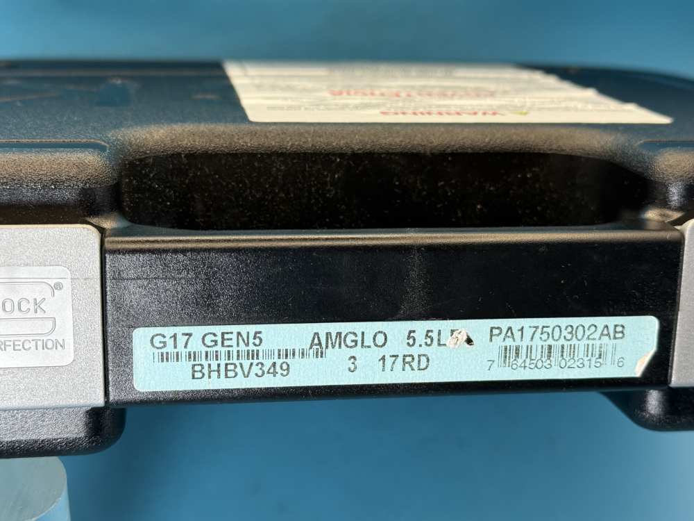 Glock 17 Gen 5 9mm Police Trade-in G17 Ameriglo Night Sights-img-2