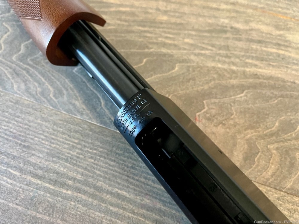 MOSSBERG 500 500E 24” FULL CHOKE VENT RIB BARREL TIGER STRIPE WOOD 410 -img-21
