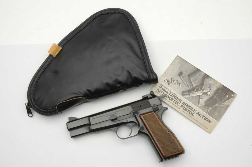 Stunning! Browning Hi Power 9mm 1979 mfg Belgium Mint w/Pouch/Manual NO RES-img-1