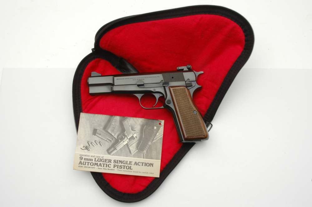 Stunning! Browning Hi Power 9mm 1979 mfg Belgium Mint w/Pouch/Manual NO RES-img-2