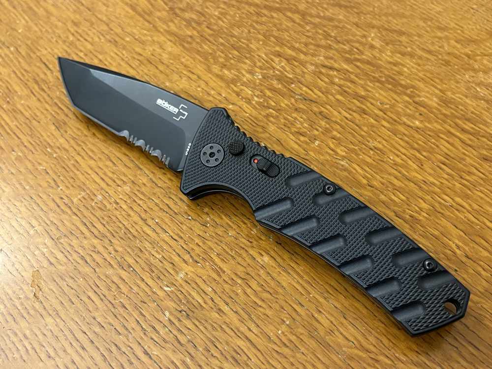 Boker PLUS Strike Tanto AUS-8 Folding Pocket Knife with Safety - 01BO401N-img-4