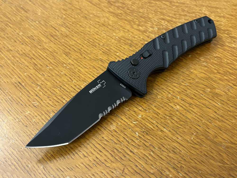 Boker PLUS Strike Tanto AUS-8 Folding Pocket Knife with Safety - 01BO401N-img-5