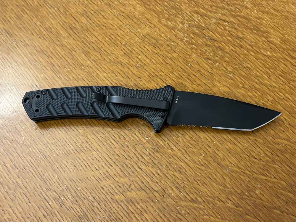 Boker PLUS Strike Tanto AUS-8 Folding Pocket Knife with Safety - 01BO401N-img-6