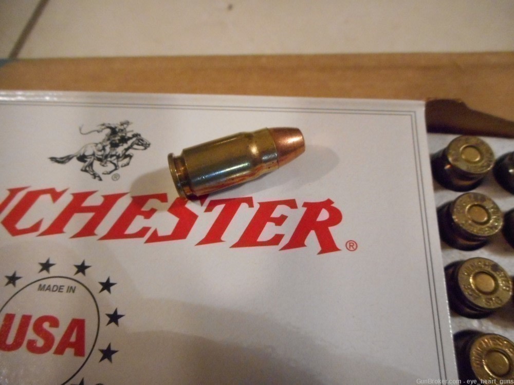 Winchester FMJ 357 Sig ammo, 125 Gr, 500 rd case Made in USA -img-3
