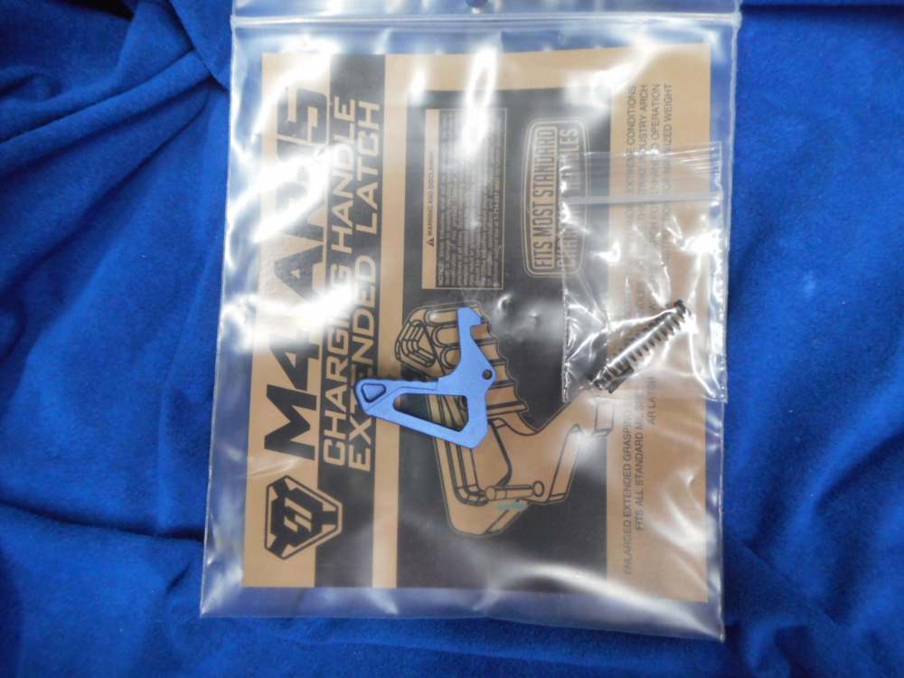  Strike Industries SI-AR-LATCH-BLU AR extended Charging handle latch AR15 -img-0