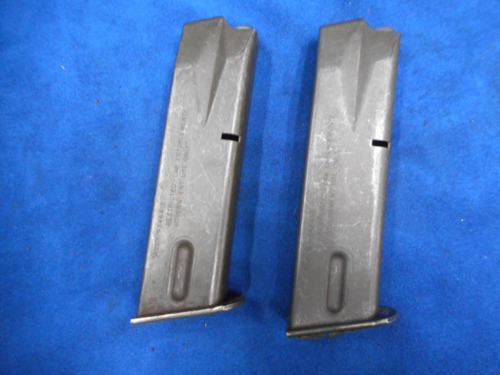 Beretta M9 15rd Military and Police mags, 92 magazines, restricted marked -img-0