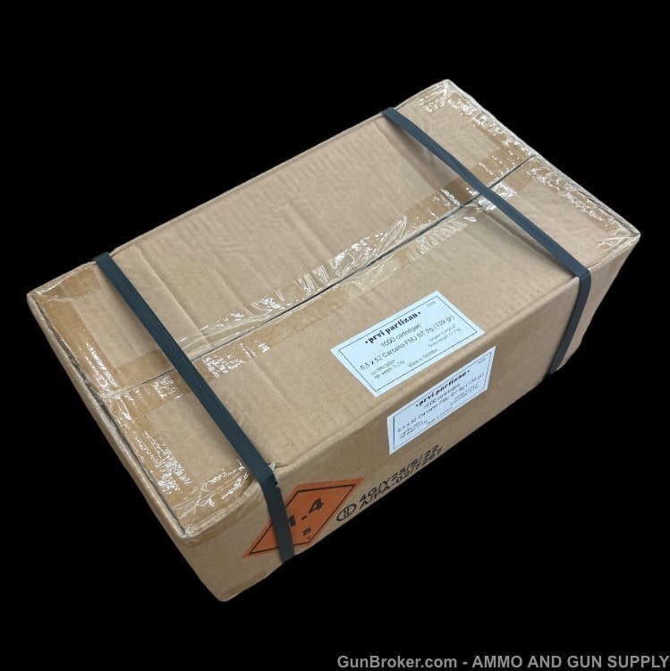 PPU 6.5x52 CARCANO 139 GRAIN FMJ-BT  1000 RNDS - 10 BAGS AMMO-img-0