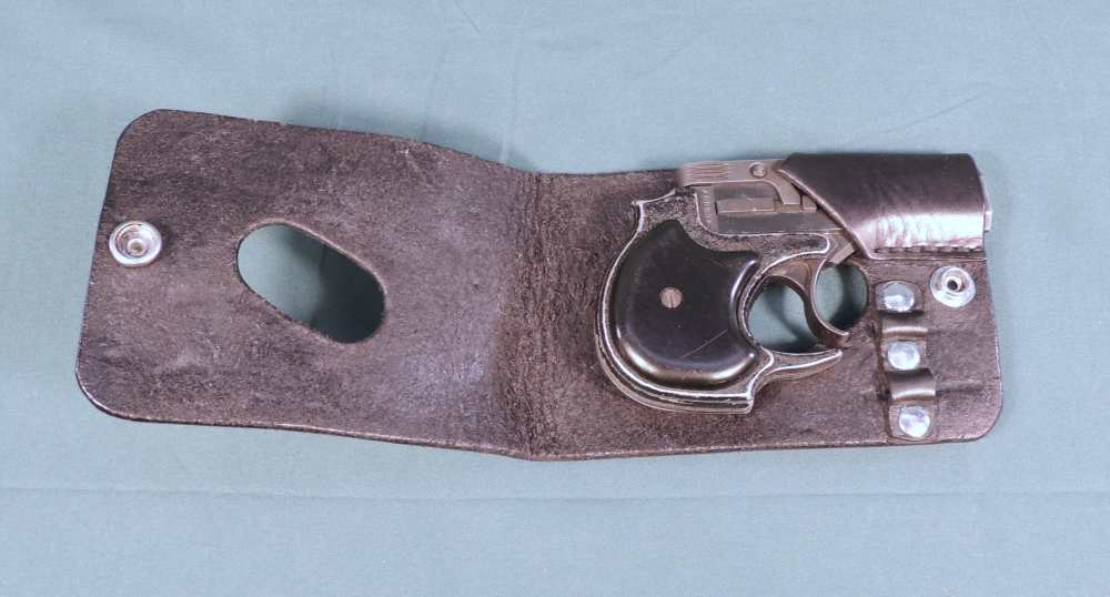 High Standard Derringer 22Mag 3.5 In. Barrel Blued w/ Pocket Holster-img-13