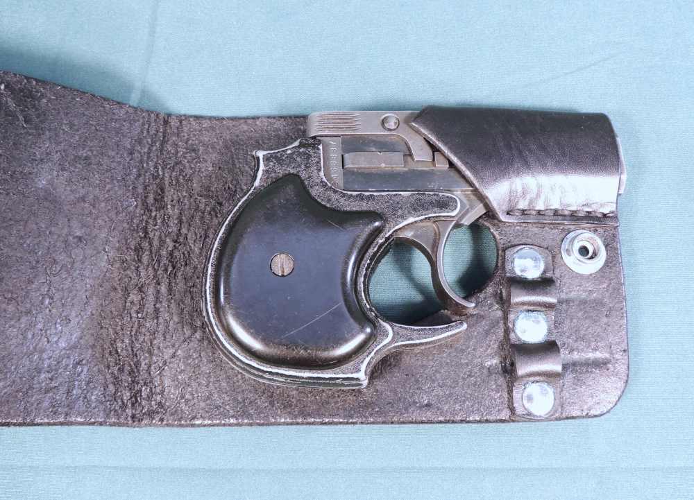 High Standard Derringer 22Mag 3.5 In. Barrel Blued w/ Pocket Holster-img-14