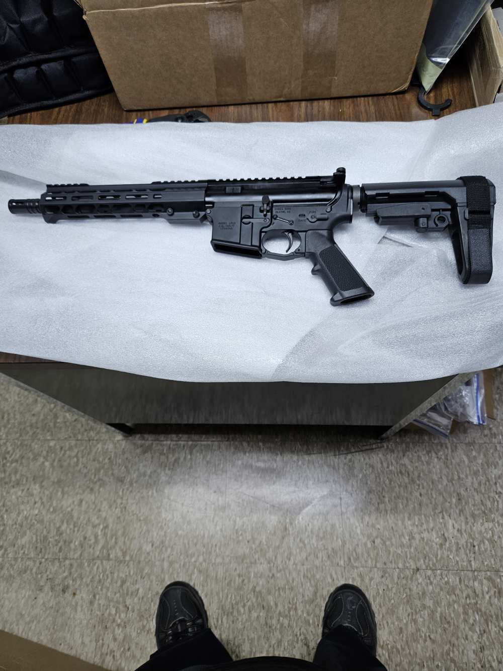 AR15 FRT Factory Installed 10.5 Pistol with Brace-img-0