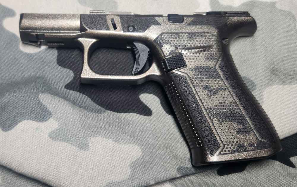 Glock 43X Complete 9MM Frame Customized by SCT  NEW Stippled -img-3
