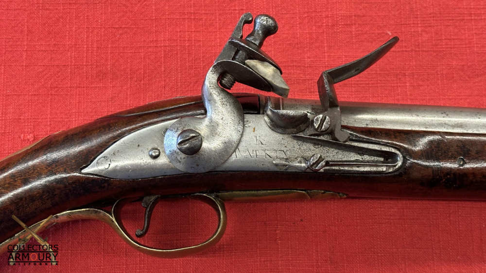 British Heavy Dragoon Flintlock Military Pistol By “R. Watkin” Circa 1750-img-6