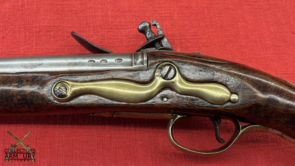 British Heavy Dragoon Flintlock Military Pistol By “R. Watkin” Circa 1750-img-12