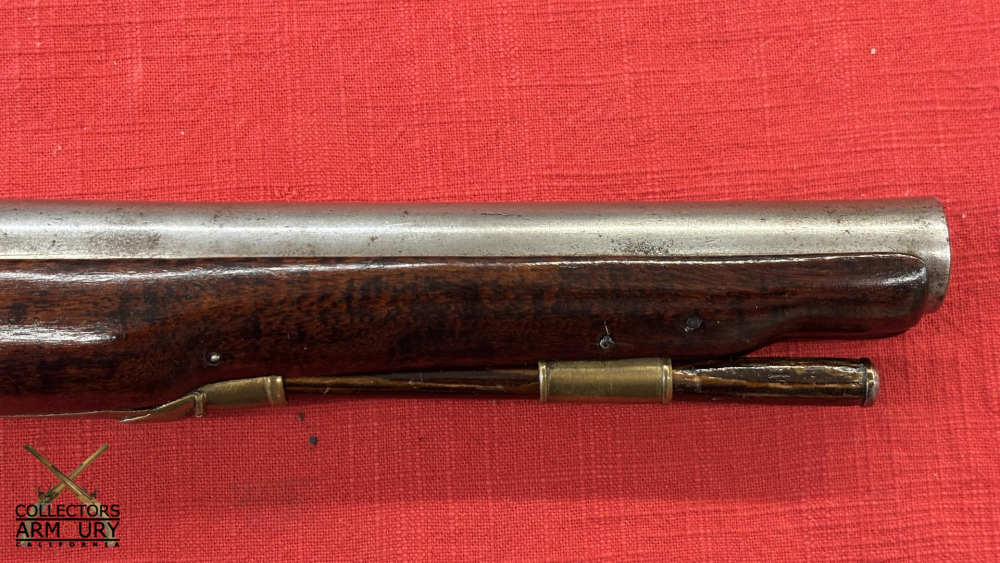 British Heavy Dragoon Flintlock Military Pistol By “R. Watkin” Circa 1750-img-9