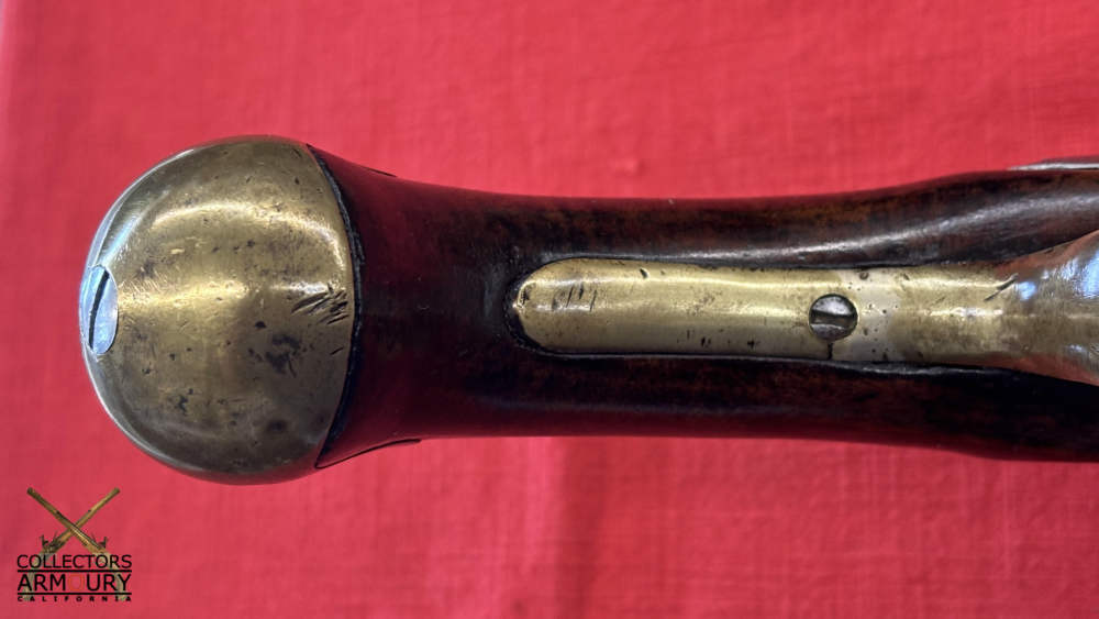 British Heavy Dragoon Flintlock Military Pistol By “R. Watkin” Circa 1750-img-21
