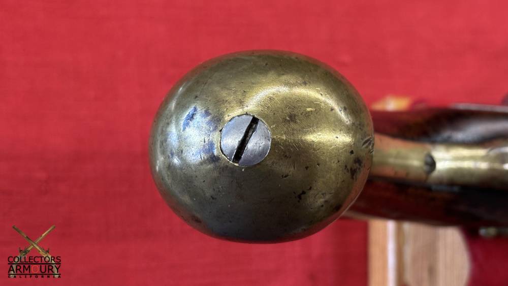 British Heavy Dragoon Flintlock Military Pistol By “R. Watkin” Circa 1750-img-20