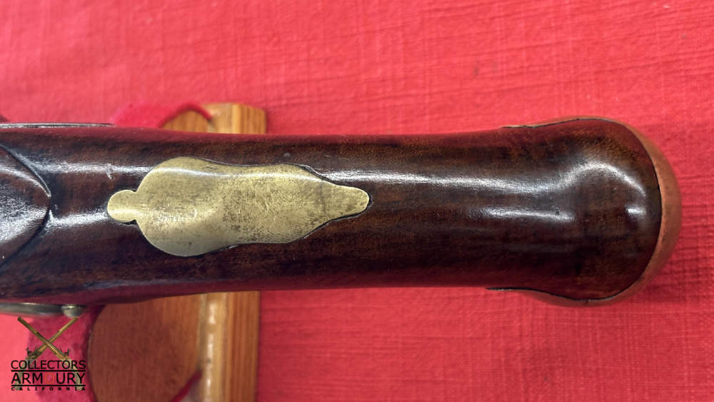 British Heavy Dragoon Flintlock Military Pistol By “R. Watkin” Circa 1750-img-15