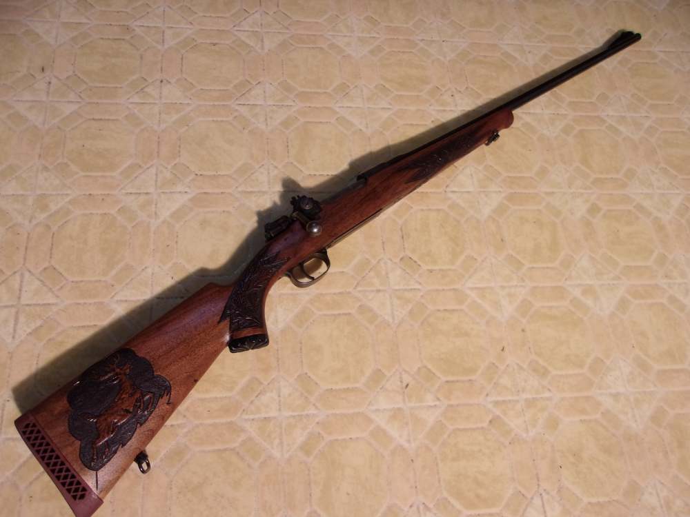 Hand Carved Custom Mauser 98 in 30-06-img-0