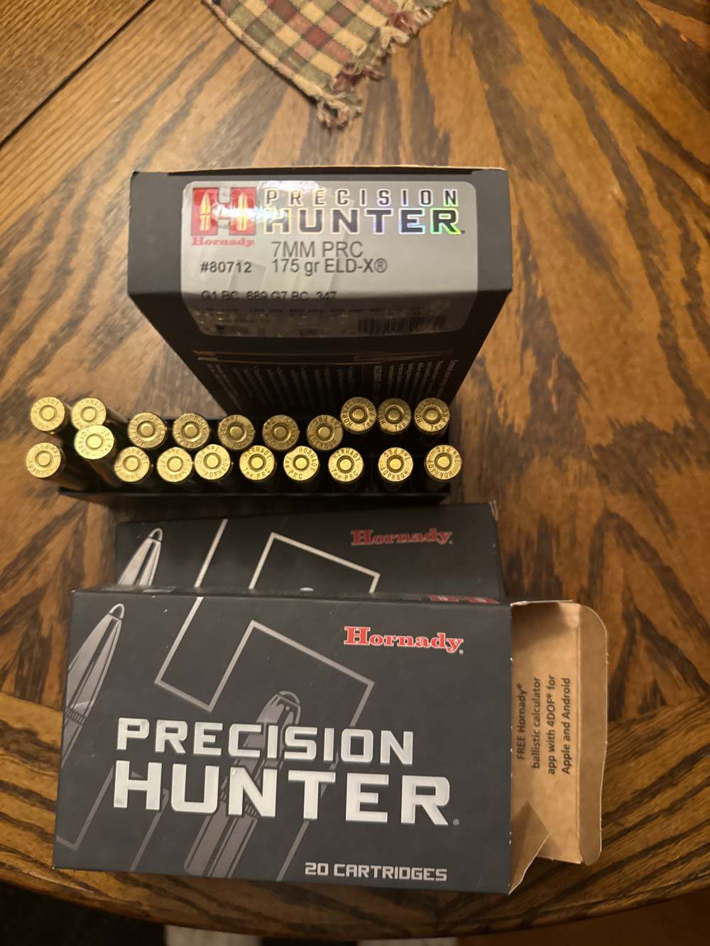 Hornady Precision Hunter 7mm PRC 175 Grain ELD-X – 60 Rounds / 3 Boxes-img-0