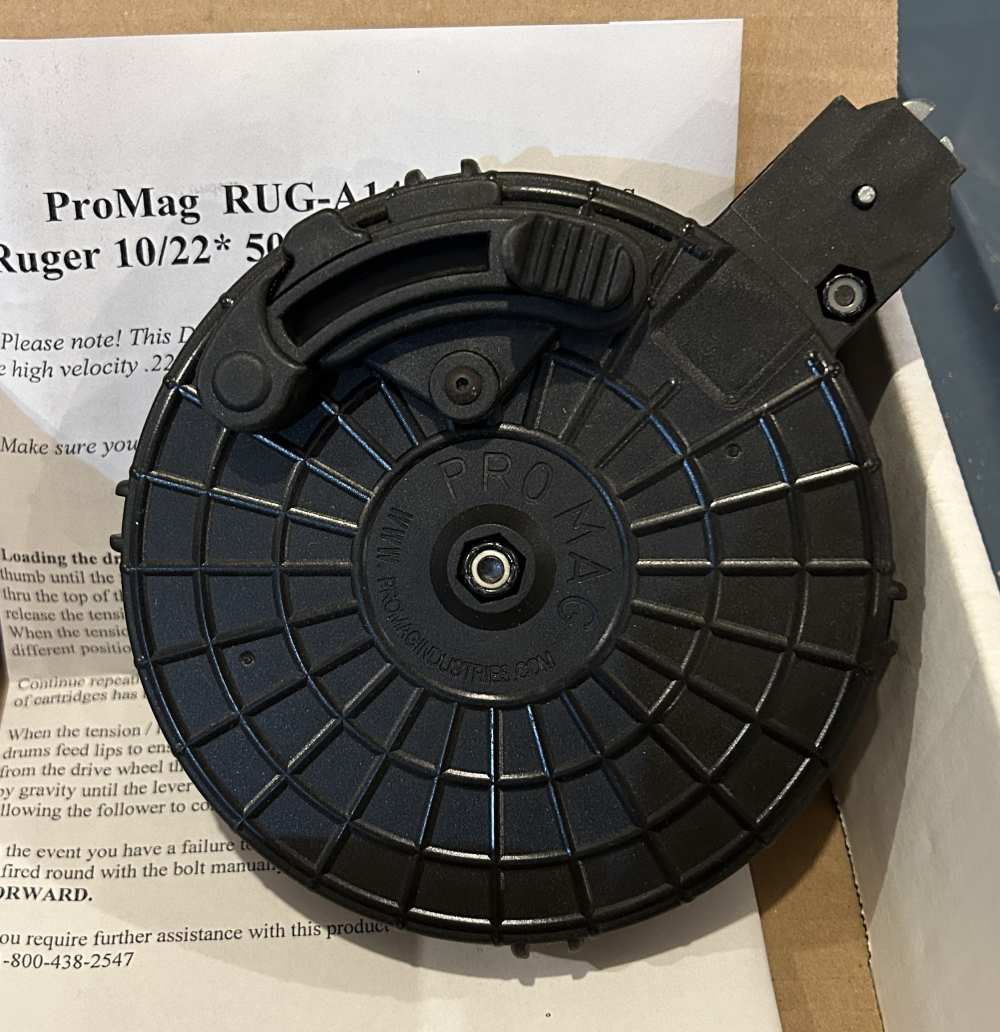 RUGER 10-22 ProMag 50 Round Drum BRAND NEW A14 10/22 50rd magazine-img-0