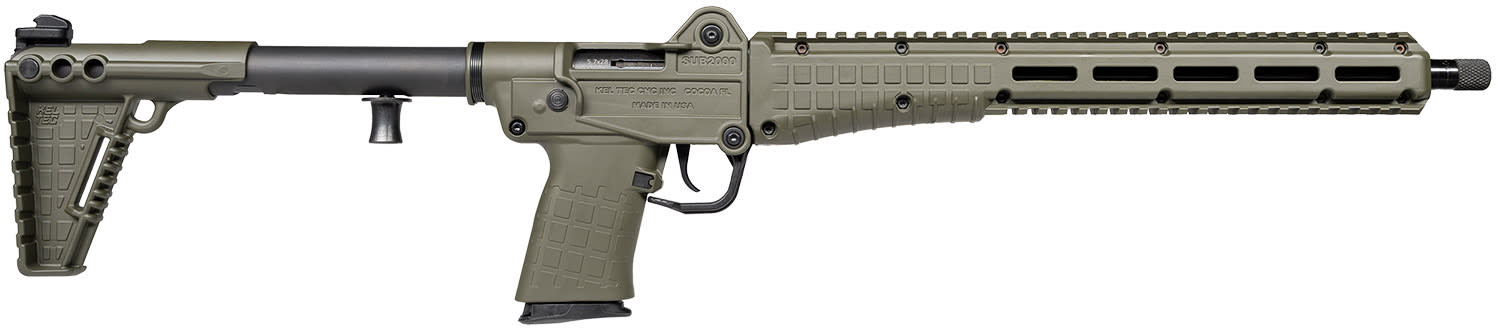 Kel-Tec SUB2000 Gen3 5.7x28mm Tactical Rifle 16.15 Green SUB2K57GRN-img-0