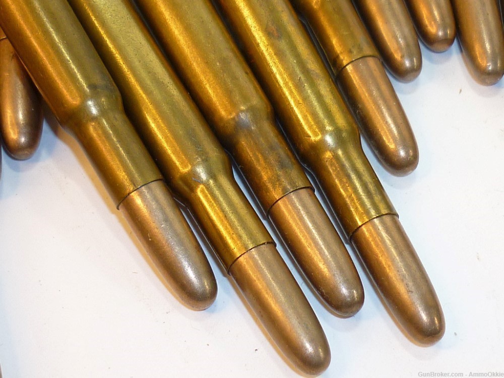 5rd - 30-40 Krag - ORIGINAL AMMO 1917 - WW1 - Remington Arms - 220gr-img-4