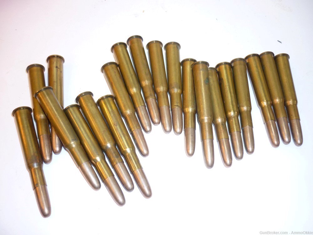 5rd - 30-40 Krag - ORIGINAL AMMO 1917 - WW1 - Remington Arms - 220gr-img-9
